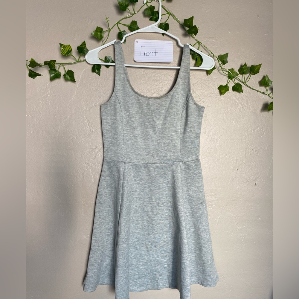 DIVIDED grey skater dress.
